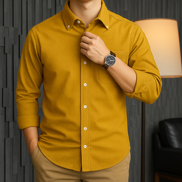 Brandy Punch Executive Cotton Long Sleeve Oxford Shirt