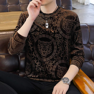Imperial Tiger Medallion Luxe Knit T-Shirt