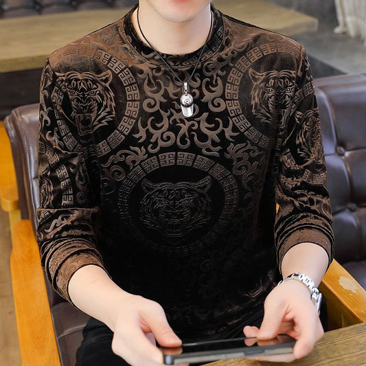 Imperial Tiger Medallion Luxe Knit T-Shirt