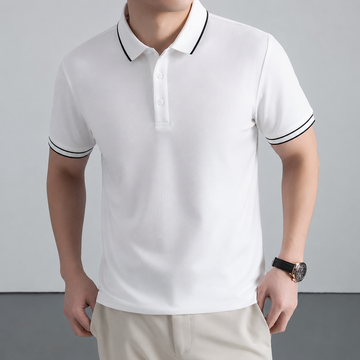 EdgeLine Contrast Tip Polo T-Shirt