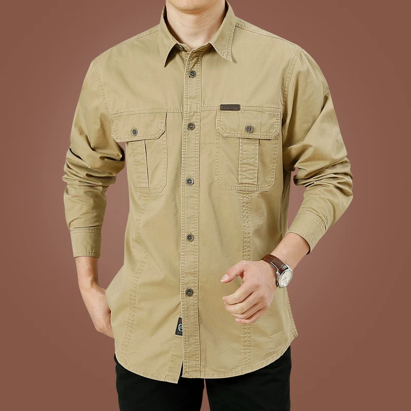 Vintage Double Pocket Cargo Shirts