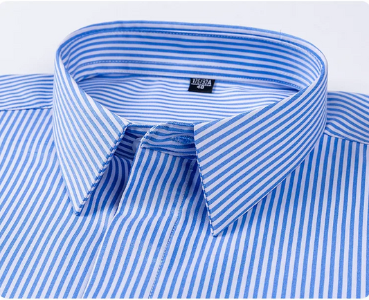 Executive Line Pinstripe Cotton Shirt