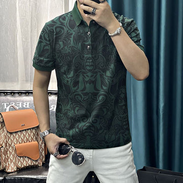Motif Polo T-Shirt