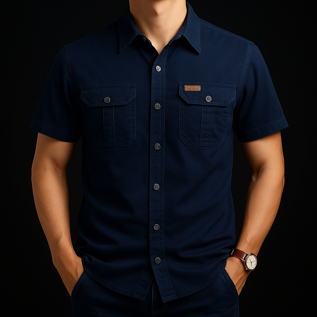 Exquiso Cotton Cargo Half Sleeve Shirts