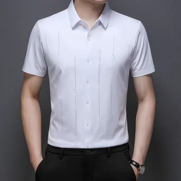 Glacient Stretch Pinstripe Shirt