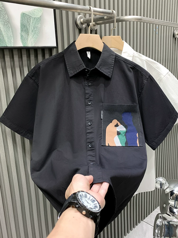 Artful Detail Pocket Shirt