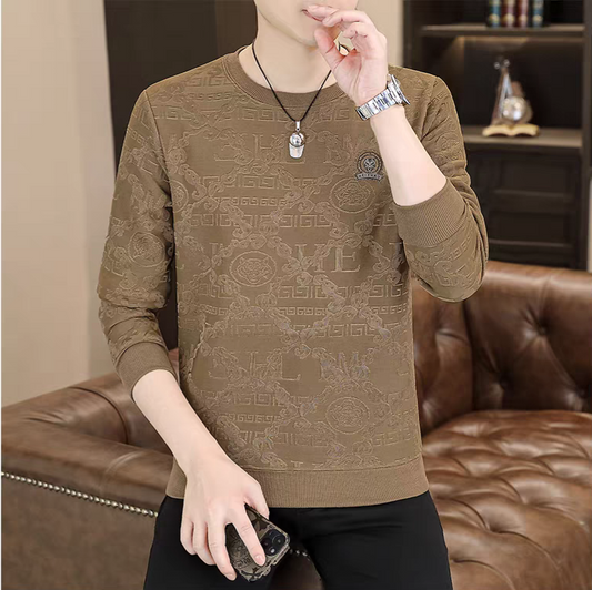 Frost Monarch Embossed Crest T-Shirt