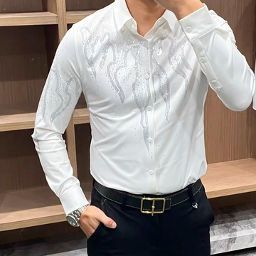 Frostveil Luminary Formal Shirt