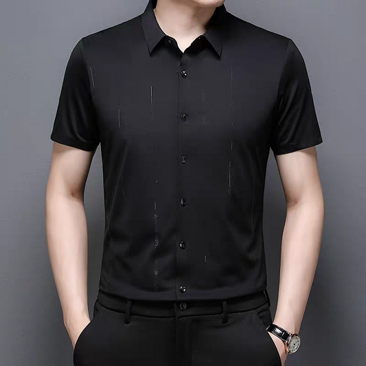 Glacient Stretch Pinstripe Shirt