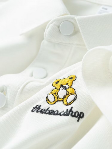 Emblem Teddy Embroidered Polo