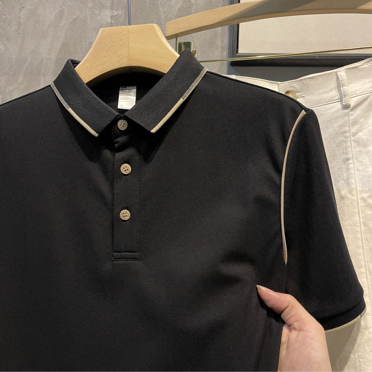 SleekCraft Dual-Tone Polo T-Shirt