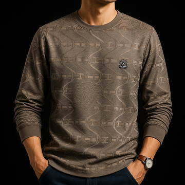 Terra Phantom Jacquard Casual T-Shirt