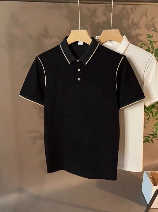 SleekCraft Dual-Tone Polo T-Shirt