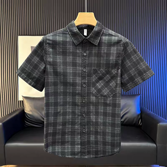 Obsidian Drift Check Shirt