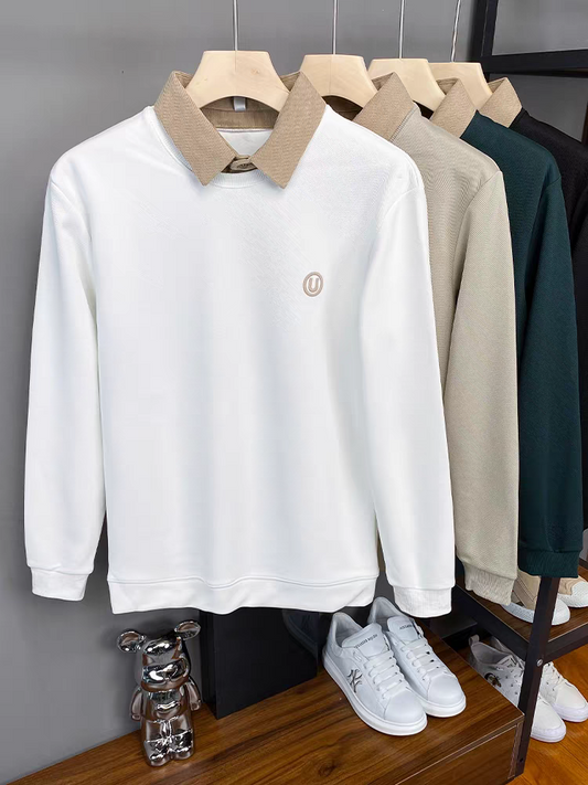 Celestique Emblem-Knit Sweatshirt