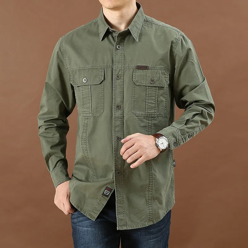 Vintage Double Pocket Cargo Shirts