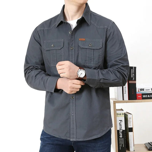 Vintage Double Pocket Cargo Shirts